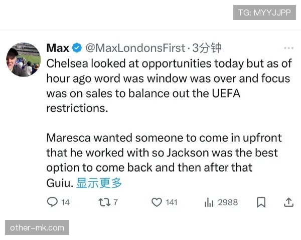 切尔西高投入引援方式已出现明显偏差，资源配置效率问题正在影响球队稳定性